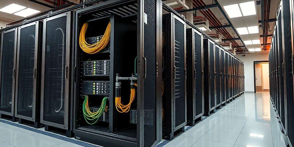 Cableado estructurado de armario rack
