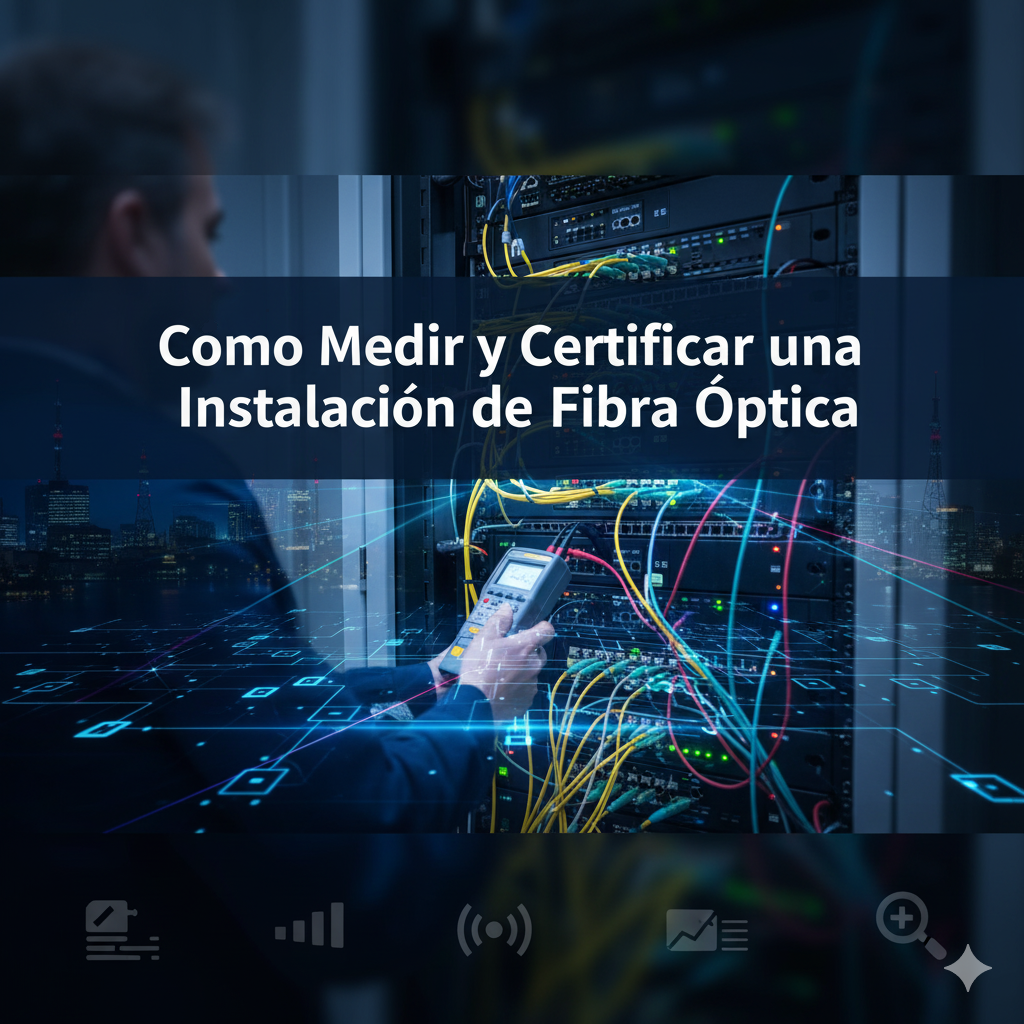 Como certificar una instalación de fibra óptica Como certificar una instalación de fibra óptica